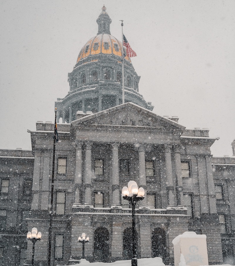 winter courthouse